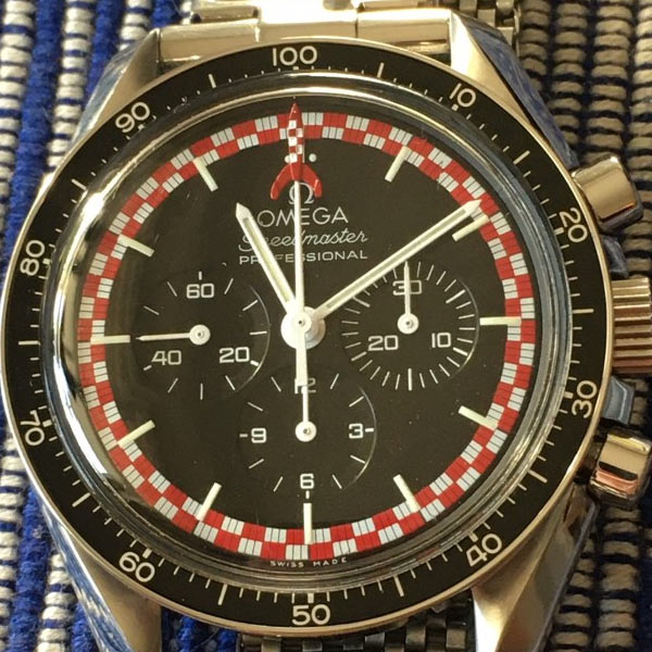 Photo etched rocket detail for Omega Speedmaster watch