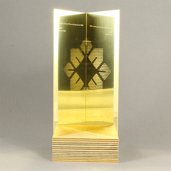 Brass photo etched industry award