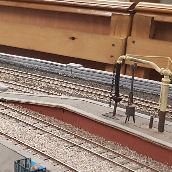 Etched 1930s GWR signal gantries for Andrew Denholm, Cardiff Model Engineering Society