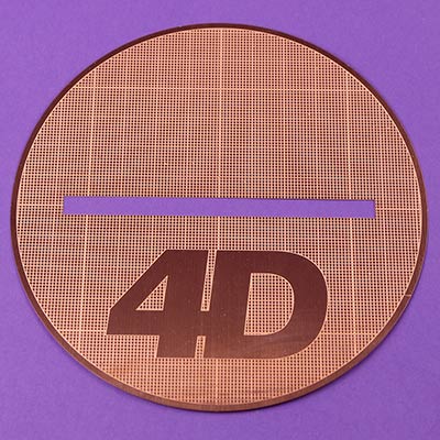 4D modelshop etched copper sheet