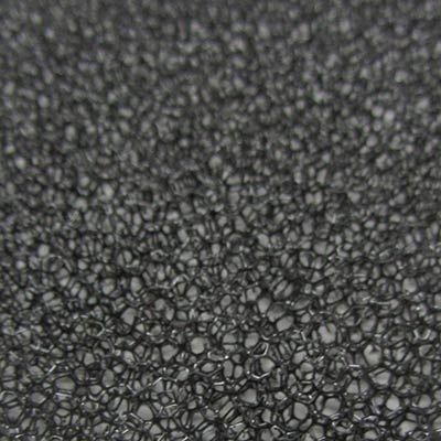 Medium black cell foam fabric