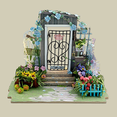 DIY Miniature House kit - Garden Entrance