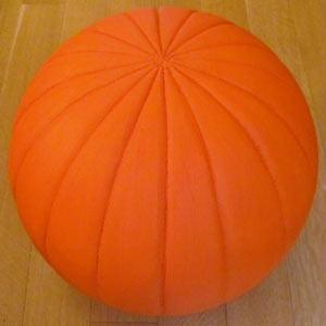 How to make a model pumpkin