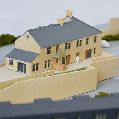 1:200 site model by David Riley Model Making