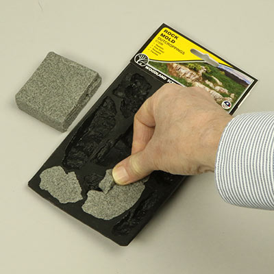 Creating granite outcrops with Keramistone clay