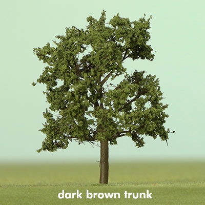 42mm Autumn tree with a dark brown trunk