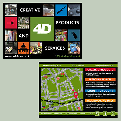 4D modelshop University & Colleges posters