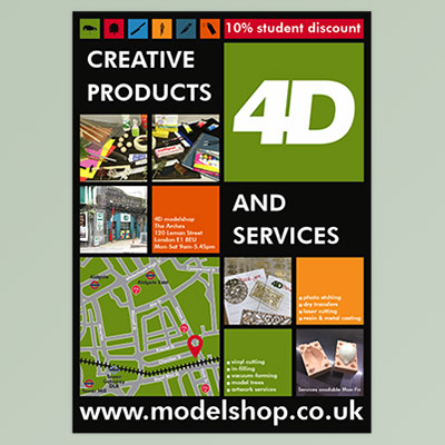4D modelshop University & Colleges posters