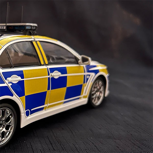 Vinyl police car decals for customer Rob Buxton